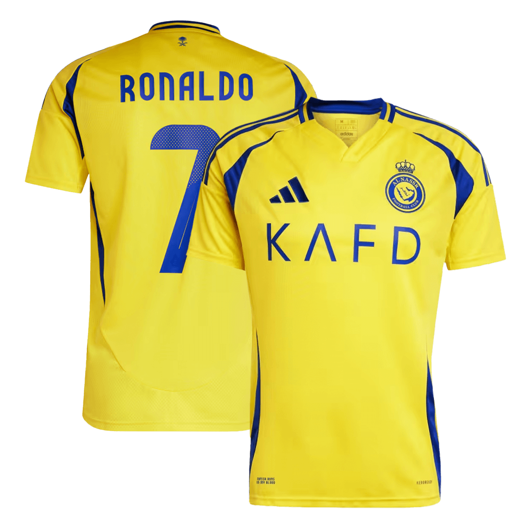 RONALDO #7 Al Nassr 2024/25 home soccer jersey - ACL Go Soccer World Shop