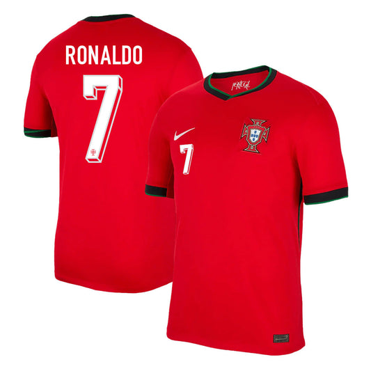 [Super Quality] Portugal RONALDO #7 Euro 2024 Men's Home soccer jersey Go Soccer World Shop