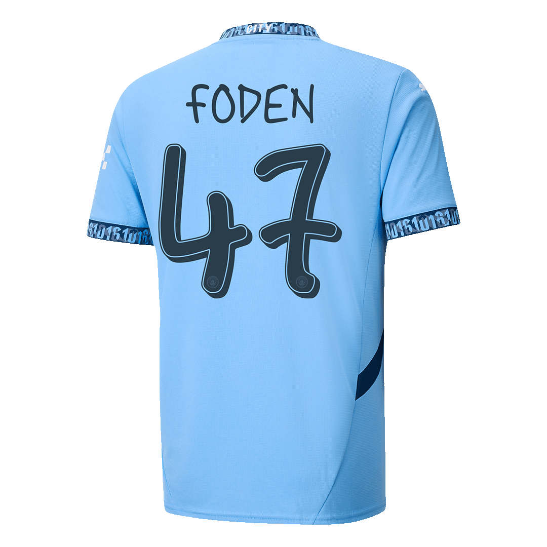 FODEN #47 Manchester City 2024/25 soccer jersey - UCL Go Soccer World Shop