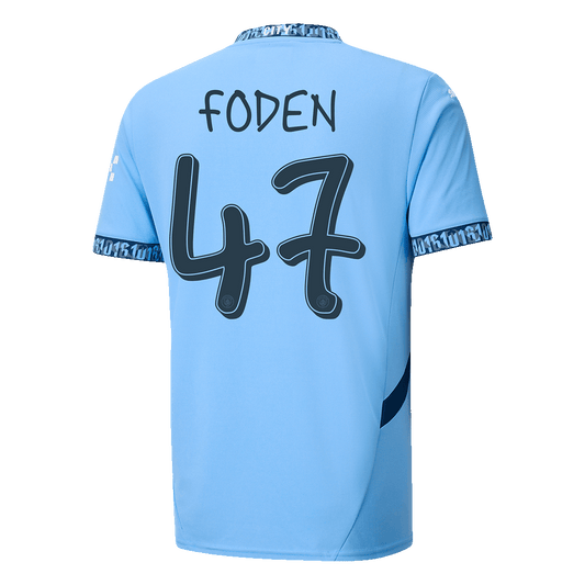 FODEN #47 Manchester City 2024/25 soccer jersey - UCL Go Soccer World Shop