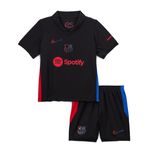 Barcelona children's away soccer kit (jersey + shorts) 2024/25 Go Soccer World Shop