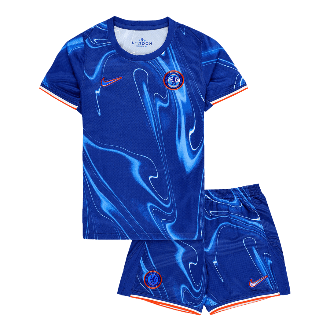 Chelsea Home Kids' soccer jersey Set (Jersey + Shorts) 2024/25 Go Soccer World Shop