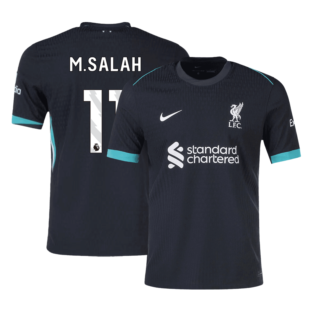 Player version M.SALAH #11 Liverpool Away soccer jersey 2024/25 Go Soccer World Shop