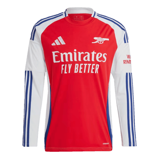 Arsenal Home 2024/25 long-sleeved soccer jersey Go Soccer World Shop