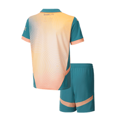 Manchester City Fourth Children's soccer Away Kit (Jersey + Shorts) 2024/25 - Definitely City (UCL) Go Soccer World Shop