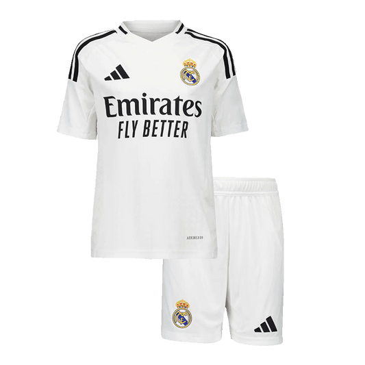 BELLINGHAM #5 Real Madrid Kids Home soccer jersey Set (Jersey + Shorts) 2024/25 Go Soccer World Shop