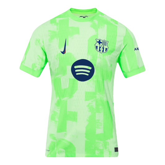 Player version Barcelona third away soccer jersey 2024/25 - £¨Spotify logo without text£© Go Soccer World Shop