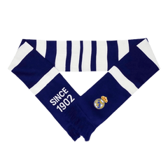 Real Madrid soccer scarf, blue and white Go Soccer World Shop