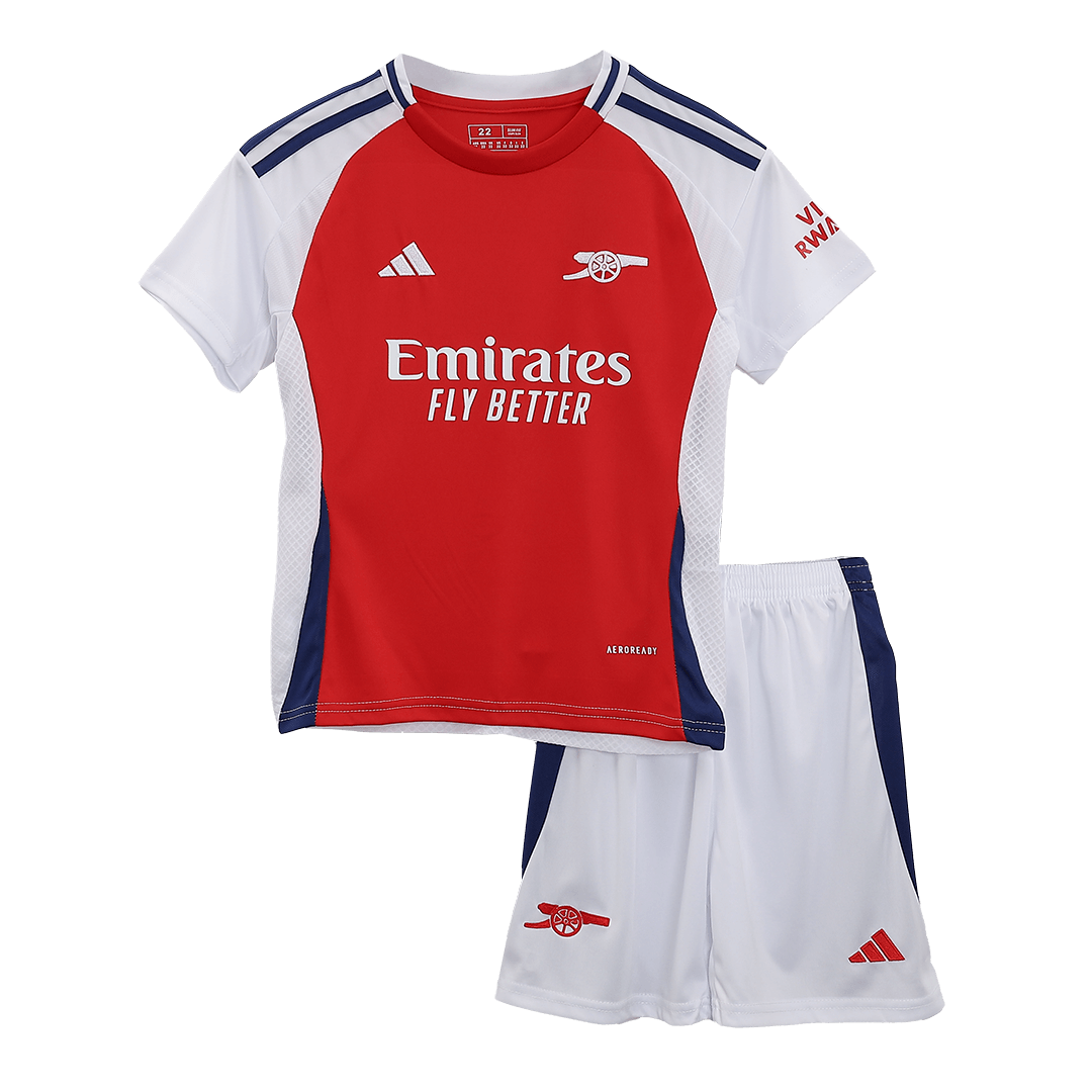 Arsenal Kids Home soccer jersey Set (Jersey + Shorts) 2024/25 Go Soccer World Shop