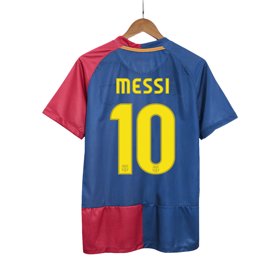 Retro MESSI #10 2008/09 Barcelona Home - UCL soccer jersey Go Soccer World Shop