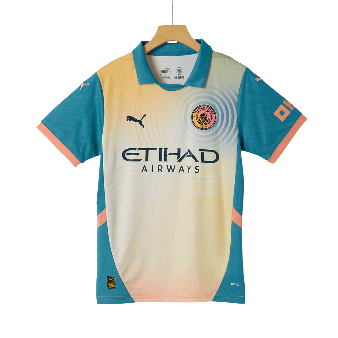 Manchester City 2024/25 fourth away soccer jersey - Definitely City Go Soccer World Shop