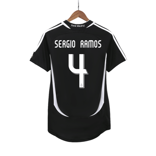 Real Madrid Retro SERGIO RAMOS #4 2006/07 Away soccer jersey Go Soccer World Shop