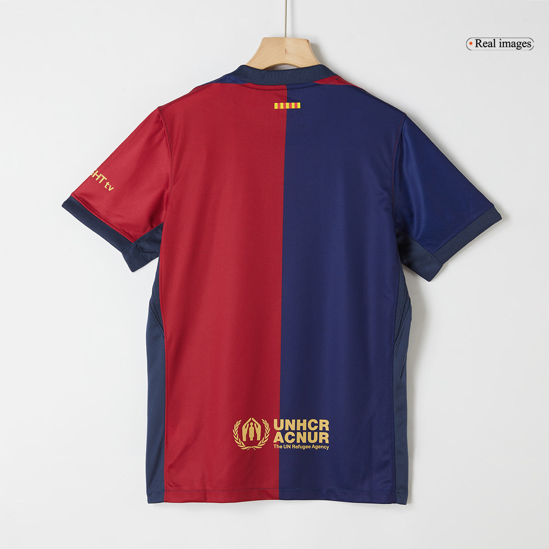 Barcelona Home 2024/25 soccer jersey - Spotify logo without text Go Soccer World Shop