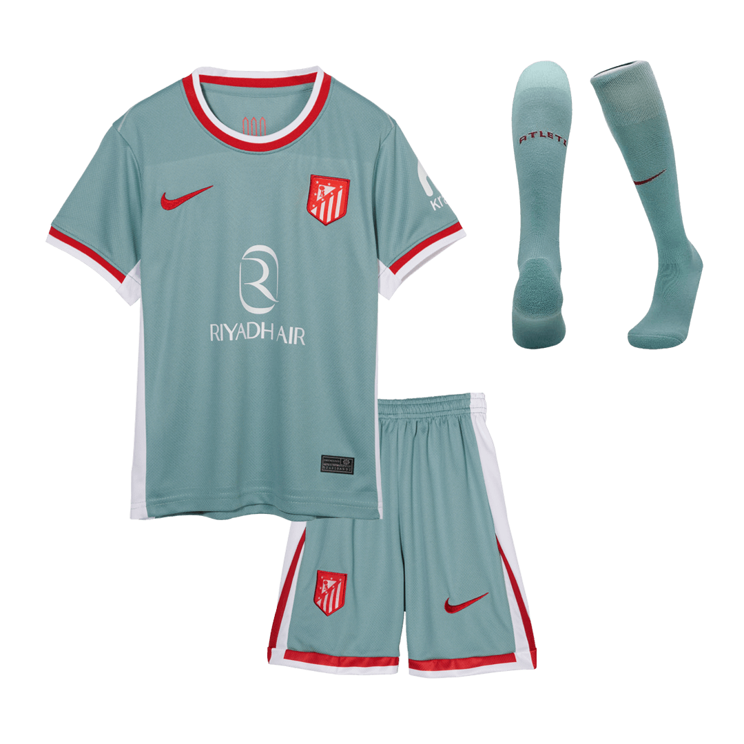 Atletico Madrid children's away soccer kit (jersey + shorts + socks) 2024/25 Go Soccer World Shop