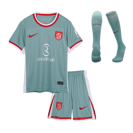 Atletico Madrid children's away soccer kit (jersey + shorts + socks) 2024/25 Go Soccer World Shop