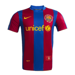 Retro 2007/08 Barcelona Home soccer jersey Go Soccer World Shop