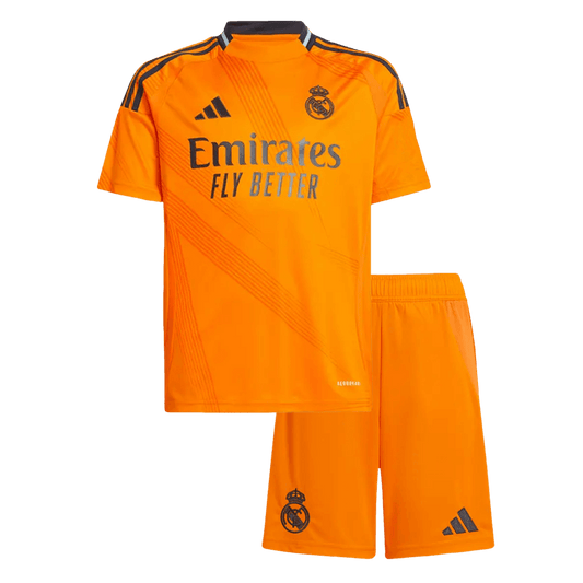 Real Madrid children's away soccer kit (jersey + shorts) 2024/25 Go Soccer World Shop