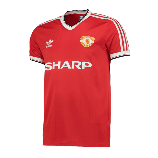 Manchester United retro soccer jersey from the 1982/84 season Go Soccer World Shop