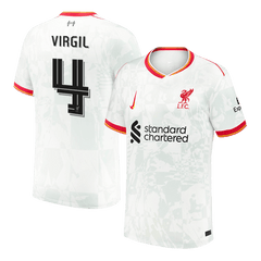 VIRGIL #4 Liverpool third away soccer jersey 2024/25 - UCL Go Soccer World Shop