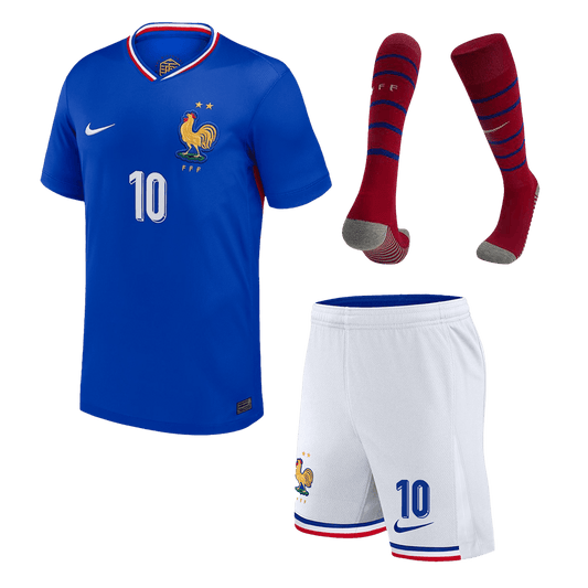 MBAPPE #10 Euro 2024 kids' home jersey set Go Soccer World Shop