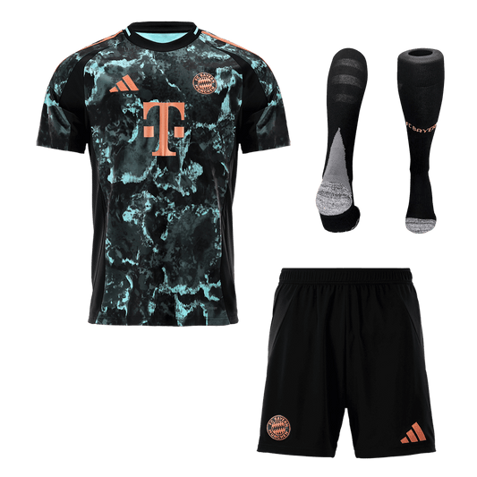 Bayern Munich away soccer jersey set (jersey + shorts + socks) 2024/25 Go Soccer World Shop