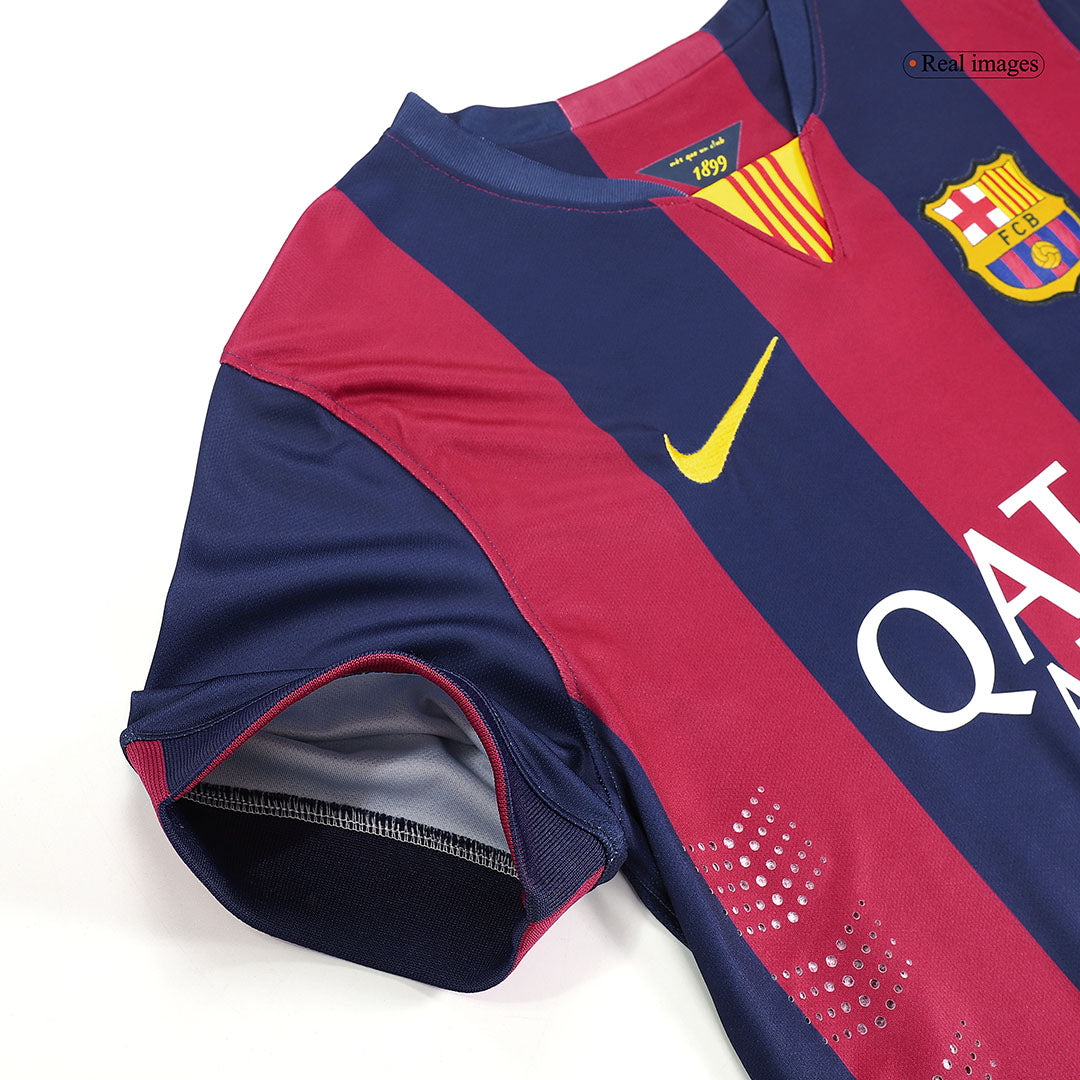 Retro 2014/15 Barcelona Home soccer jersey Go Soccer World Shop