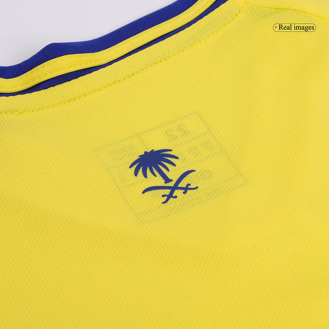 RONALDO #7 Al Nassr Kids Home soccer jersey Set (Jersey + Shorts) 2024/25 Go Soccer World Shop