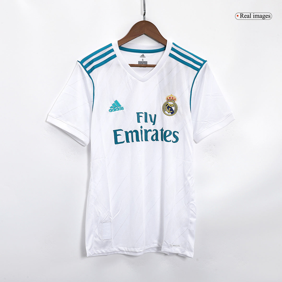 Real Madrid Retro 2017/18 home jersey Go Soccer World Shop