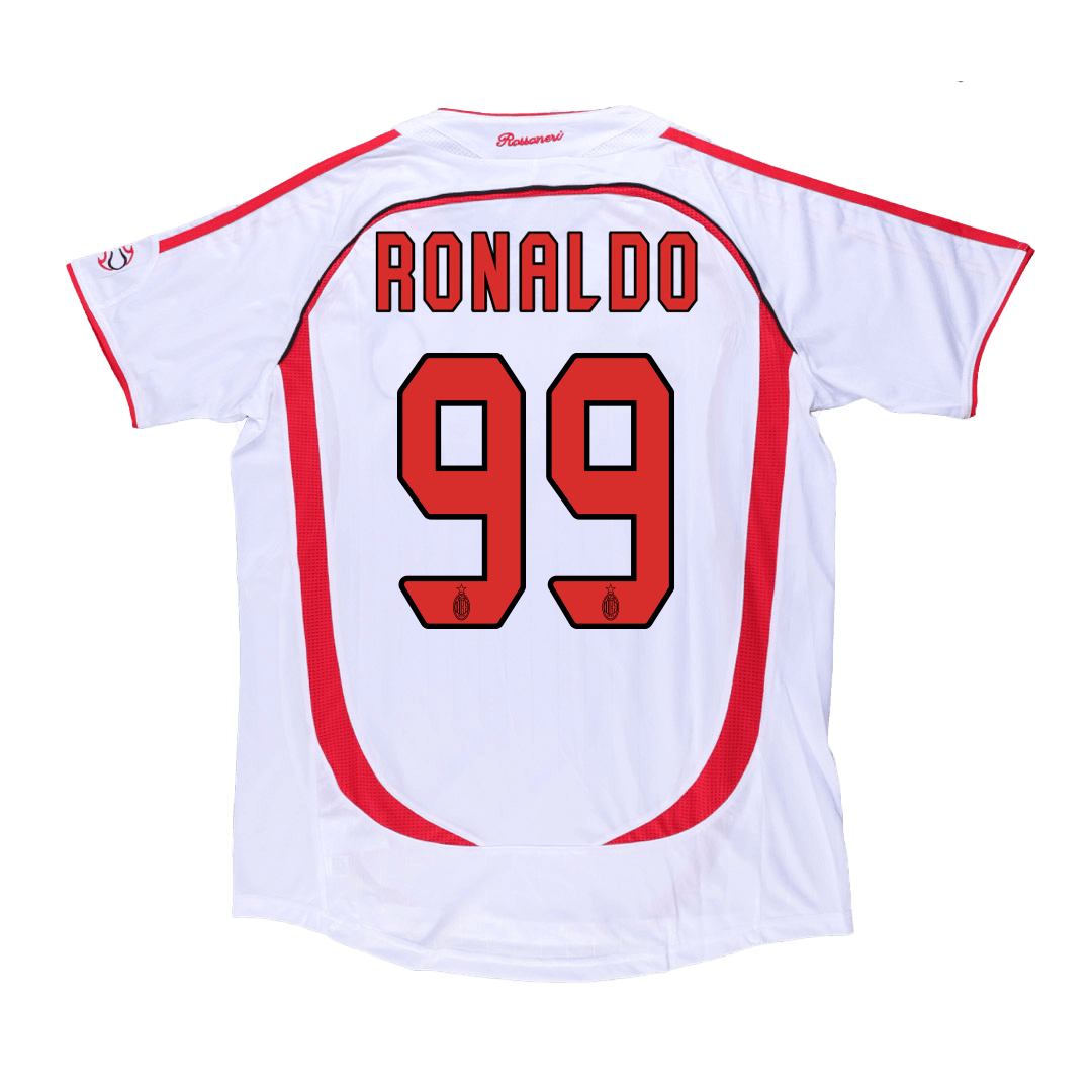 Retro RONALDO #99 2006/07 AC Milan away soccer jersey Go Soccer World Shop