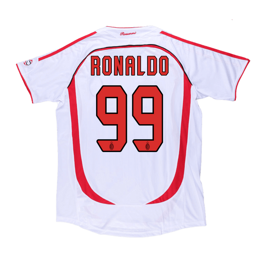 Retro RONALDO #99 2006/07 AC Milan away soccer jersey Go Soccer World Shop