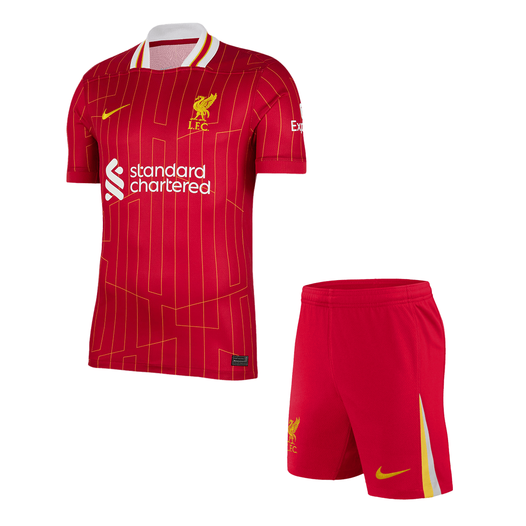 Liverpool home soccer kit (jersey + shorts) 2024/25 Go Soccer World Shop