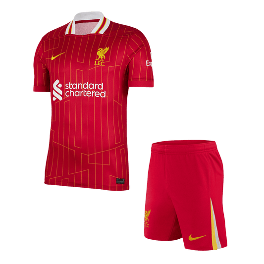 Liverpool home soccer kit (jersey + shorts) 2024/25 Go Soccer World Shop