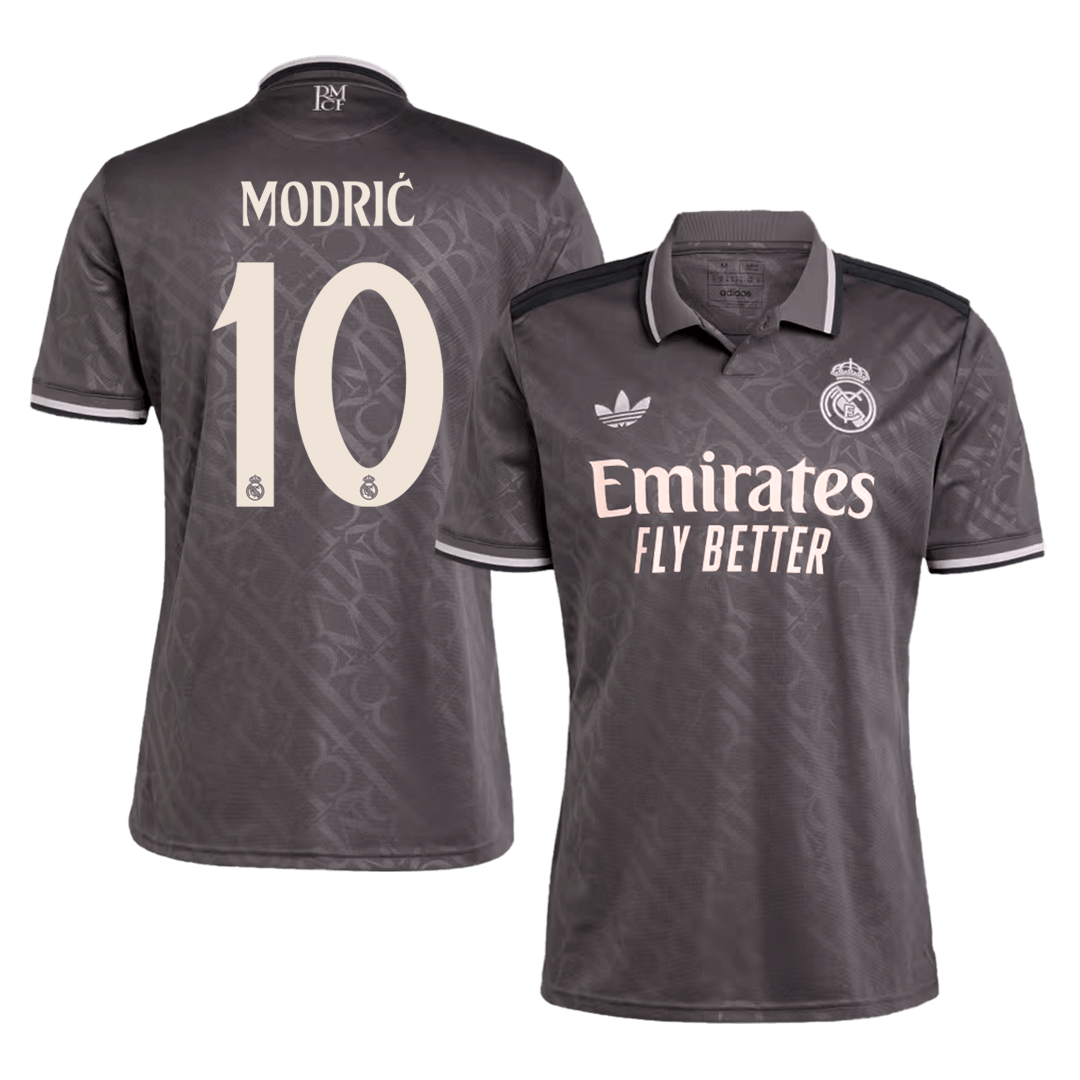 Modrić Real Madrid's No. 10 third away soccer jersey for 2024/25 Go Soccer World Shop