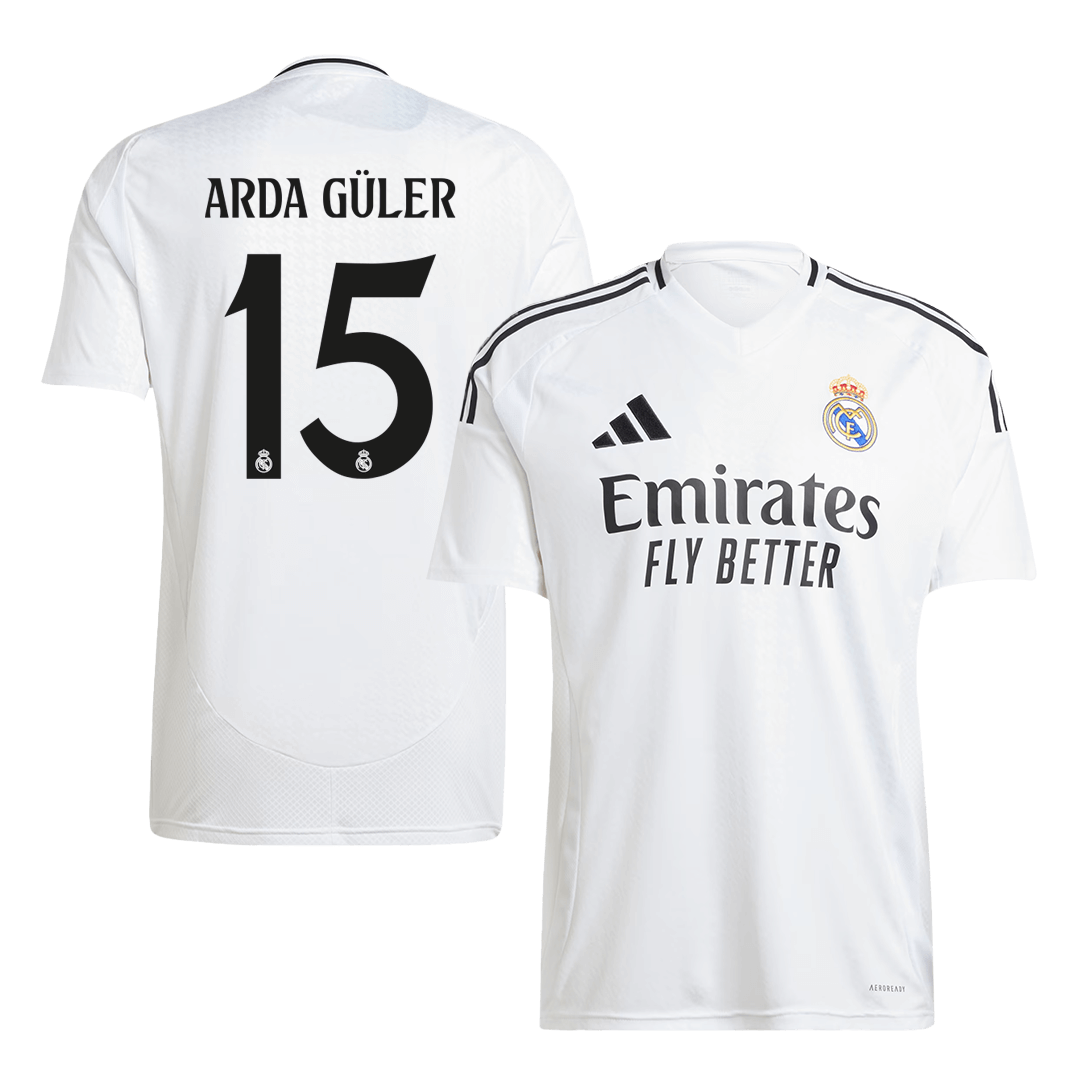 Arda Güler #15 Real Madrid 2024/25 soccer jersey Go Soccer World Shop