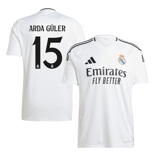 Arda Güler #15 Real Madrid 2024/25 soccer jersey Go Soccer World Shop