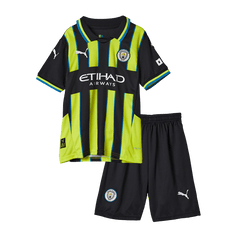 Manchester City children's away soccer kit (jersey + shorts + socks) 2024/25 Go Soccer World Shop