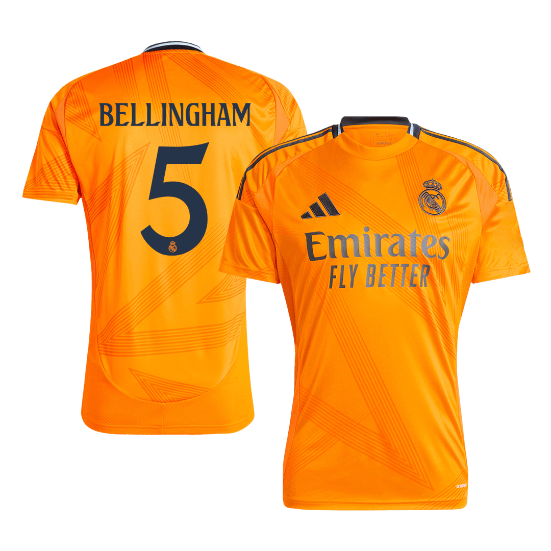 BELLINGHAM #5 Real Madrid 2024/25 away soccer jersey Go Soccer World Shop