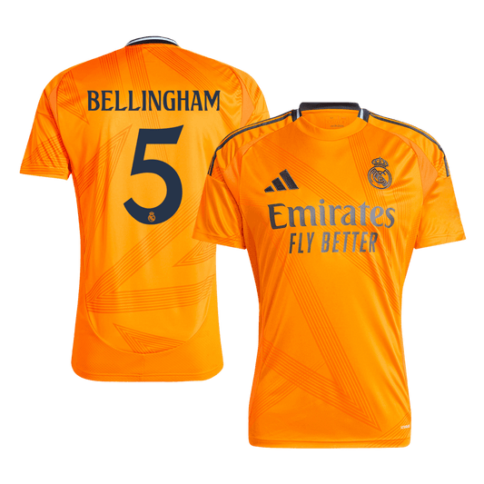 BELLINGHAM #5 Real Madrid 2024/25 away soccer jersey Go Soccer World Shop