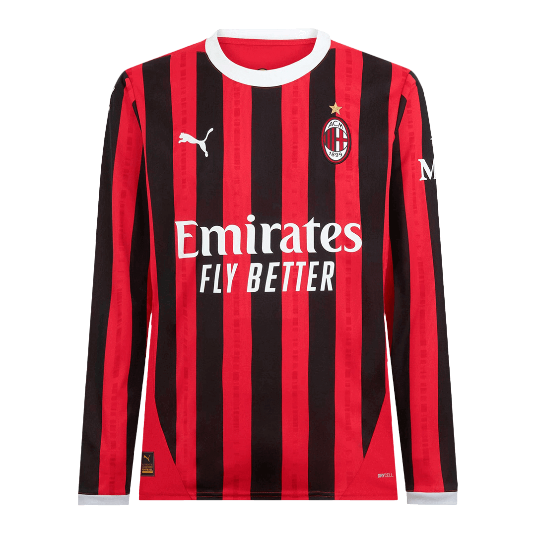 AC Milan 2024/25 long-sleeved soccer jersey Go Soccer World Shop