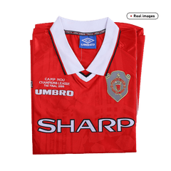 Manchester United Retro 1999/00 home soccer jersey - UCL Go Soccer World Shop