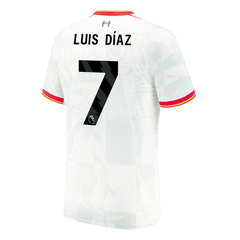 Luis Díaz No. 7 Liverpool third away soccer jersey 2024/25 Go Soccer World Shop