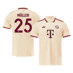 Müller #25 Bayern Munich 2024/25 third away soccer jersey - UCL Go Soccer World Shop