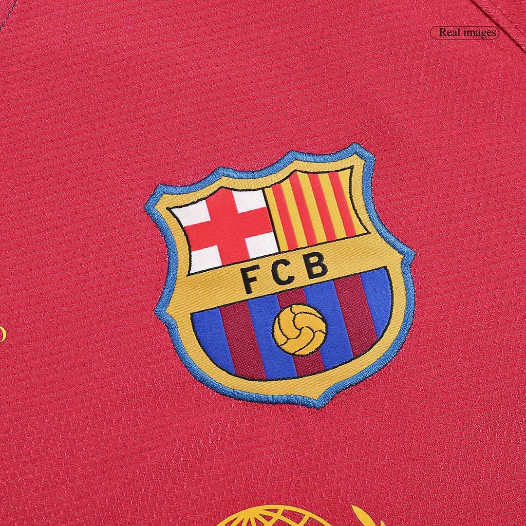 Retro 2008/09 Barcelona Home - UCL Final Long Sleeve soccer jersey Go Soccer World Shop