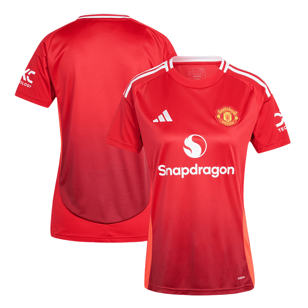 Manchester United 2024/25 Women's Home soccer jersey Go Soccer World Shop