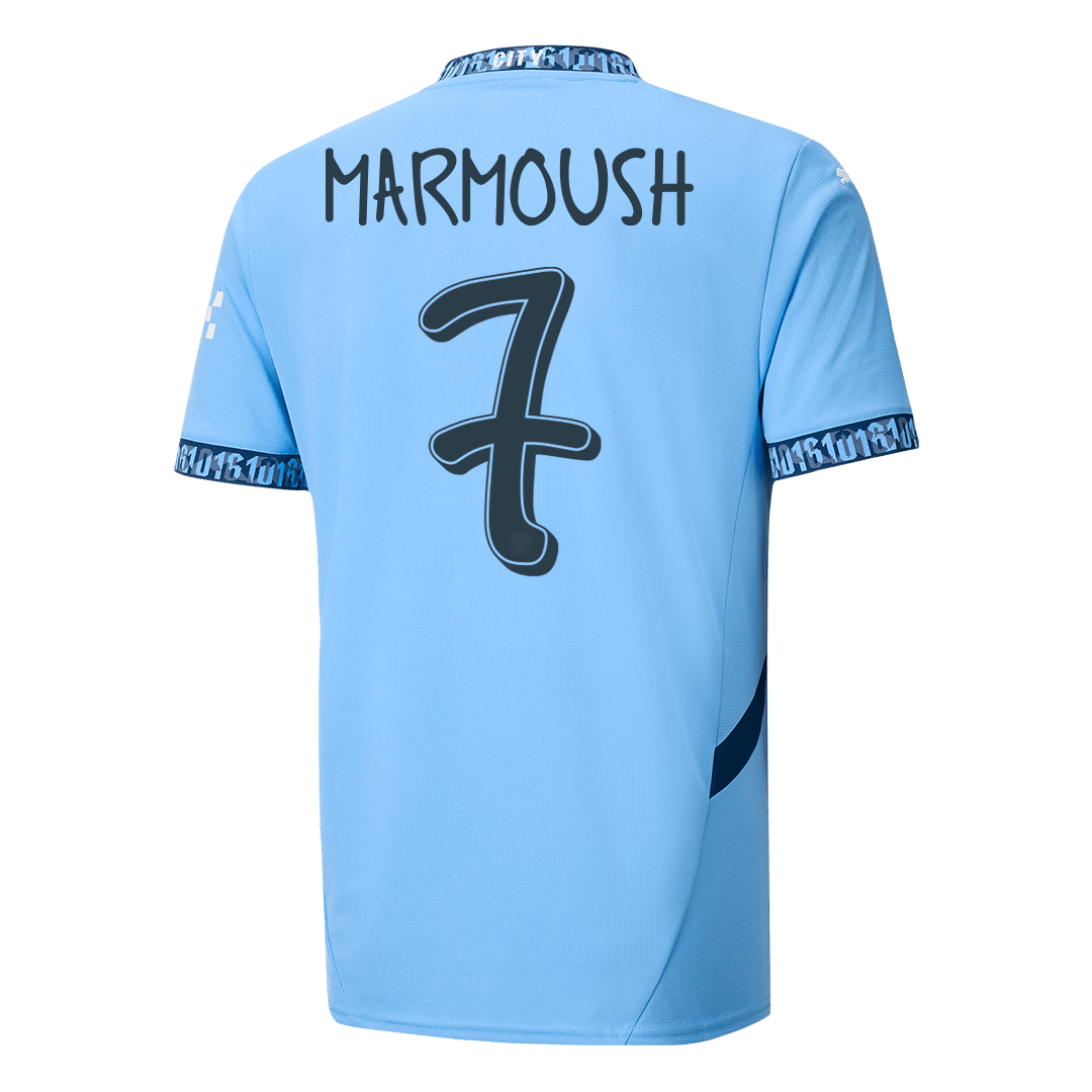 MARMOUSH #7 Manchester City 2024/25 soccer jersey - UCL Go Soccer World Shop