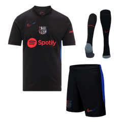 Barcelona away soccer jersey set (jersey + shorts + socks) 2024/25 Go Soccer World Shop