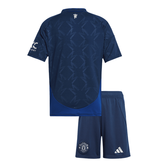 Manchester United children's away soccer kit (jersey + shorts) 2024/25 Go Soccer World Shop