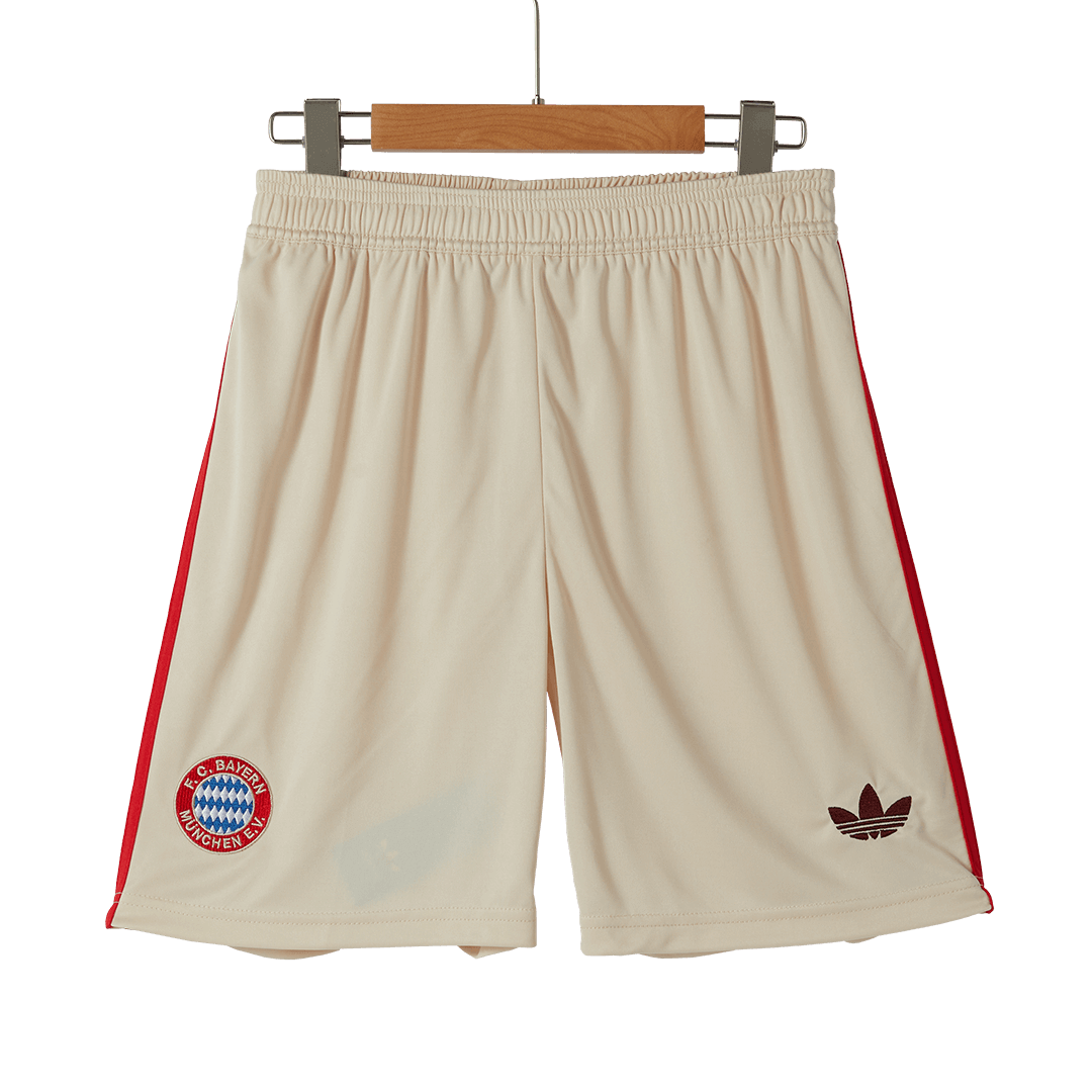 Bayern Munich soccer shorts for the third away season 2024/25 Go Soccer World Shop