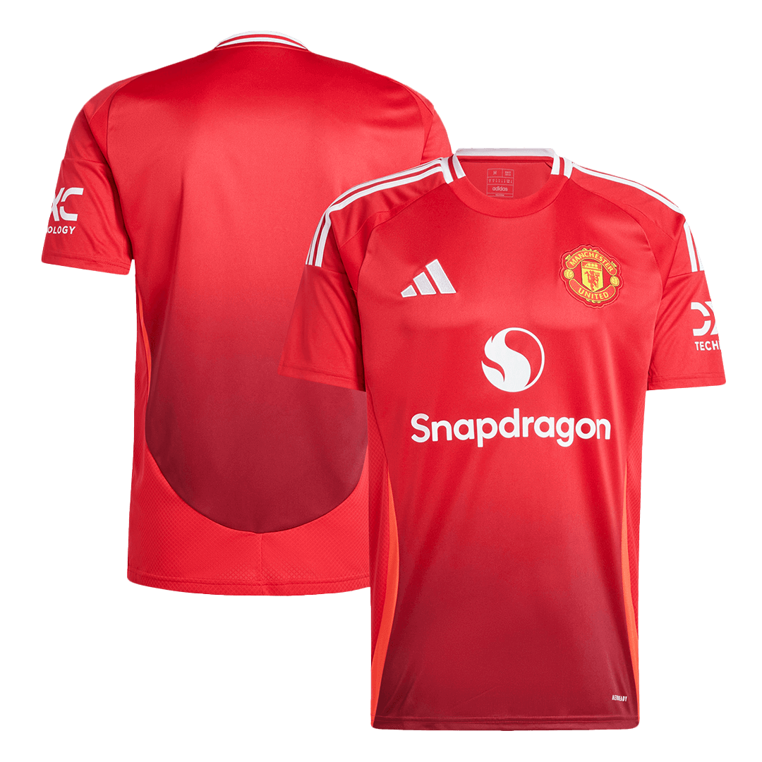 Manchester United 2024/25 home soccer jersey Go Soccer World Shop