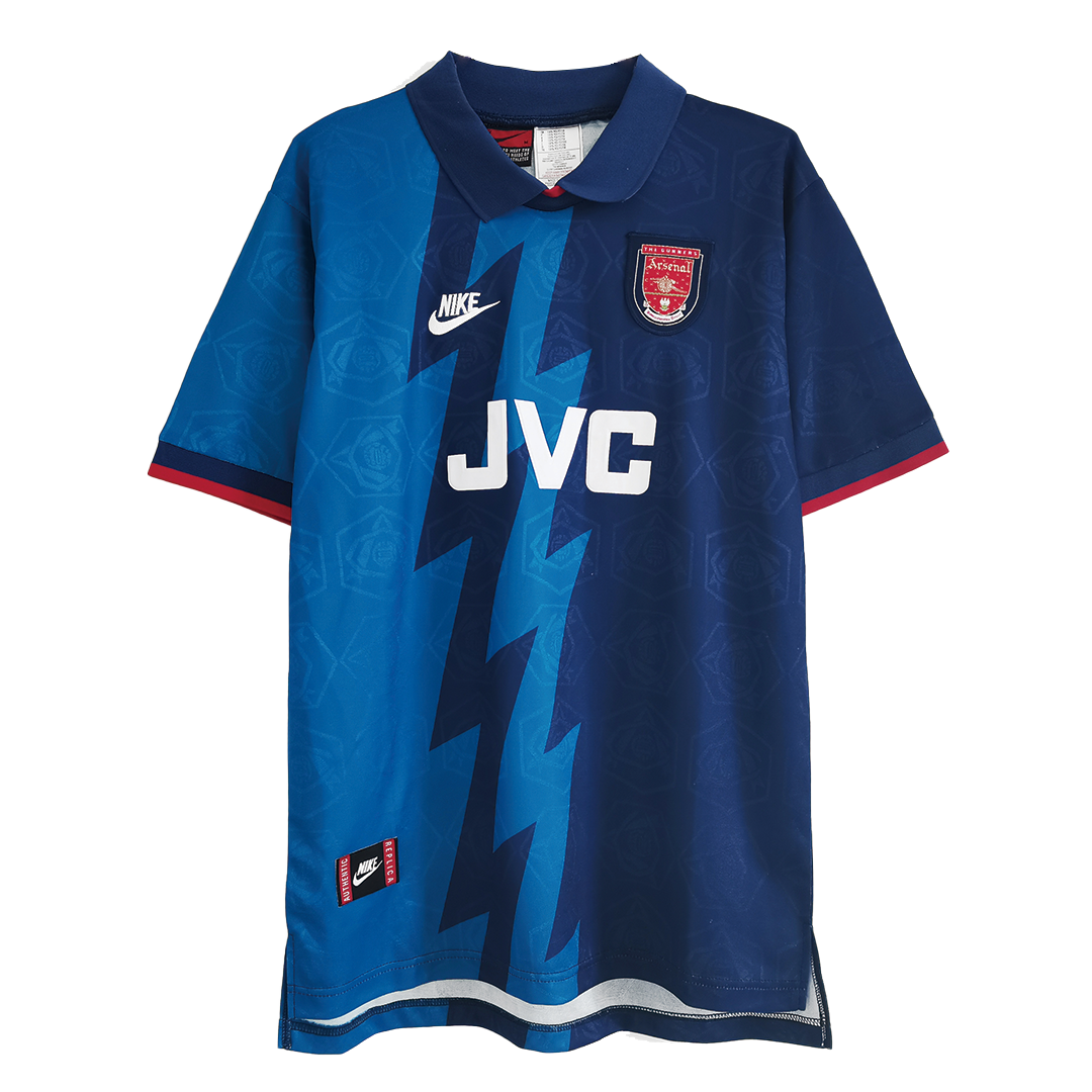 1995 Arsenal away soccer jersey, retro Go Soccer World Shop